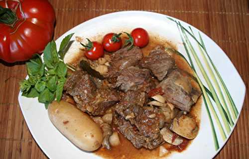 Boeuf aux coeurs de boeuf (recette Québecoise)