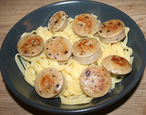 Boudin blanc truffé au nid