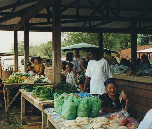 Cacao, village Hmong en Guyane