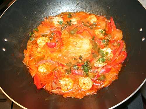 Cataplana de morue et gambas