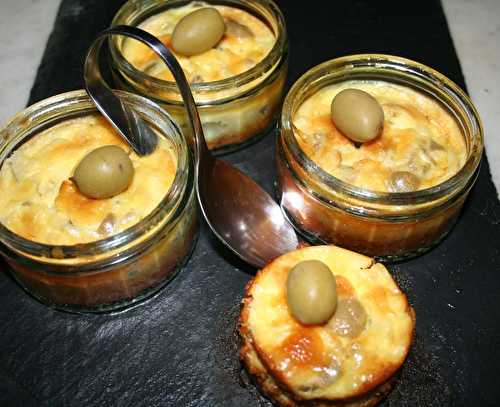 Cheesecakes aux olives et Carré Frais