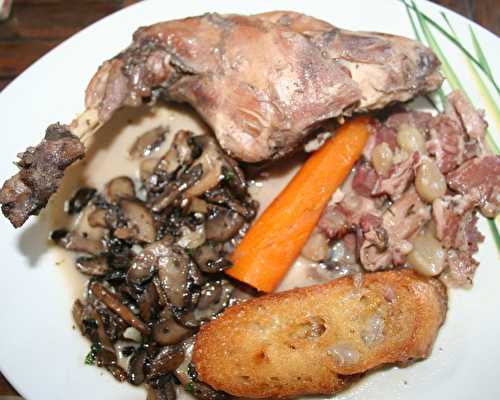 Civet de lapin à la normande