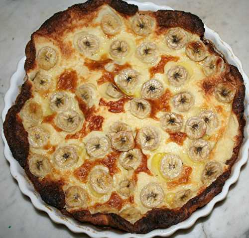 Clafoutis à la banane