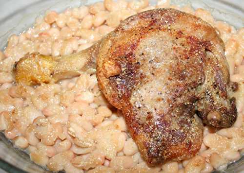 Cuisse de canard gras façon cassoulet