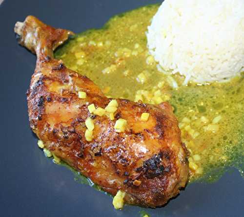 Cuisse de poulet à l'indienne