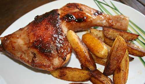 Cuisse de poulet texane à la plancha