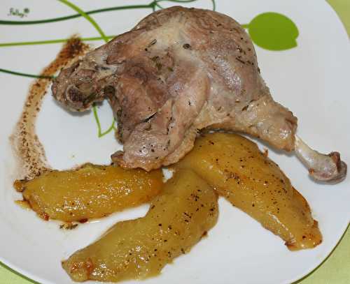 Cuisses de canard à la mangue