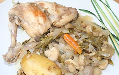 Cuisses de lapin au vin blanc