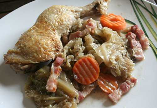 Cuisses de poulet au chou vert - amafacon