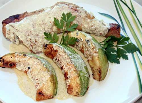 Cuisses de poulet au yaourt de chèvre à la plancha