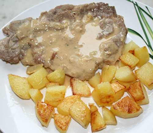 Echines de porc sauce moutarde