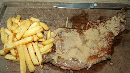 Entrecôte à la plancha sauce à la crème