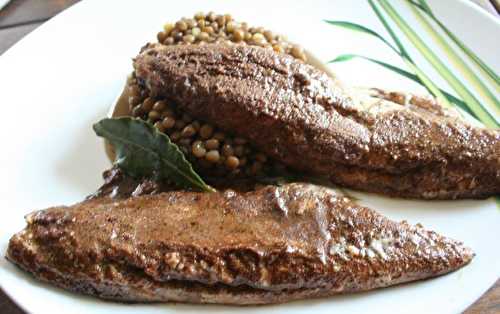 Filets de maquereau aux lentilles