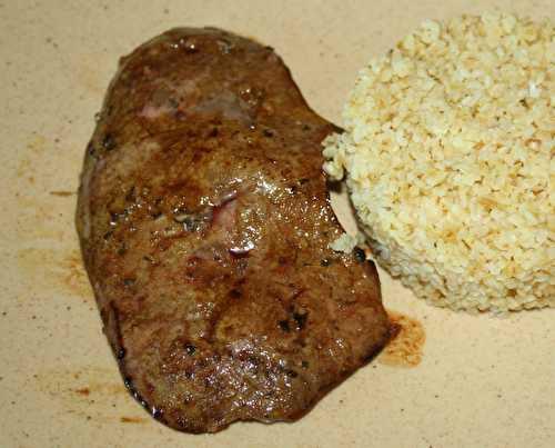 Foie d'agneau au gros sel des Pays de Vie saveur Berbère