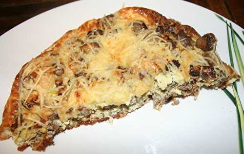 Frittata boeuf et champignons