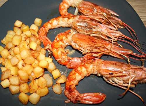 Gambas à la plancha comme à Porto