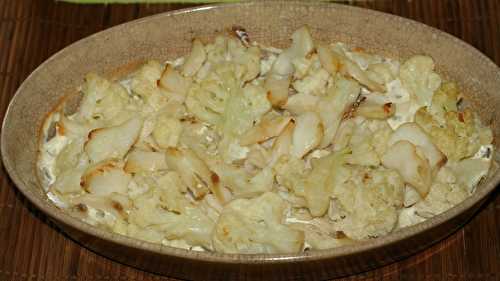 Gratin de morue au chou fleur