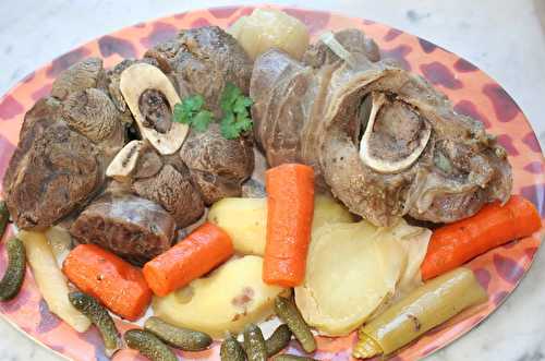 Jarret de boeuf en pôt au feu