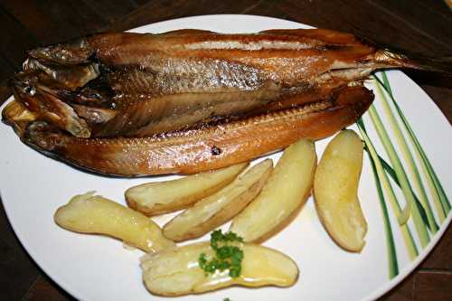 Kippers à la plancha et rattes à la peau beurre salée