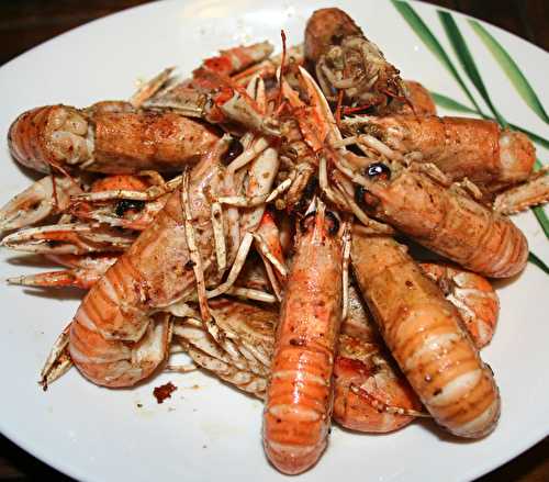 Langoustines au beurre d'escargot