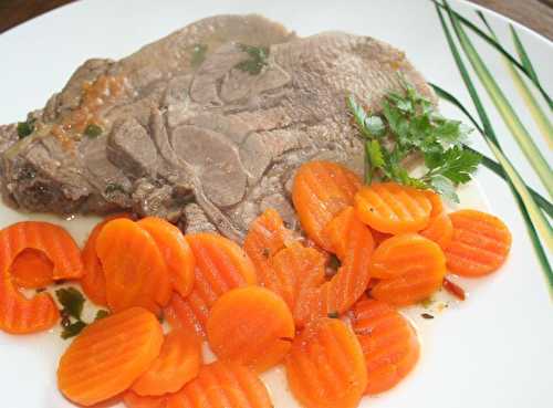 Langue de boeuf aux carottes