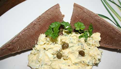 Langue de boeuf sauce Gribiche