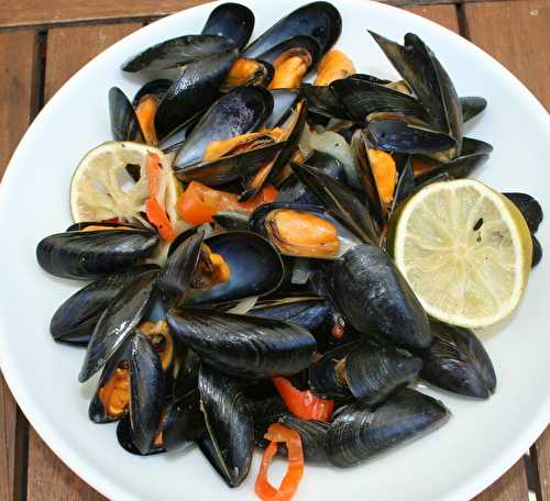 Moules au citron vert épicées