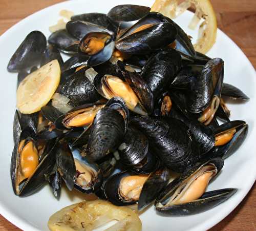 Moules au thym et citron