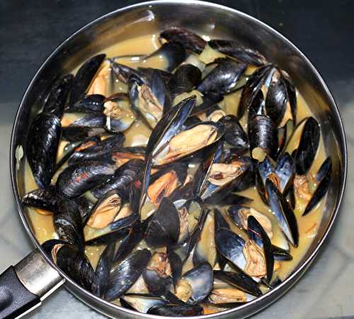 Moules d'Espagne au safran