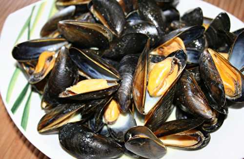 Moules sauce crème curry