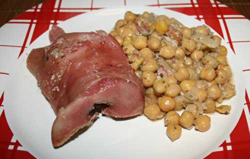 Narine de cochon aux pois chiches