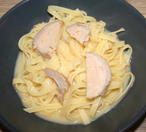 Nids d'Alsace au foie gras sauce carbonara