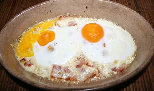 Oeuf sur le plat à la lorraine