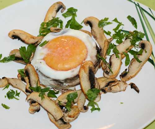 Oeufs aux champignons