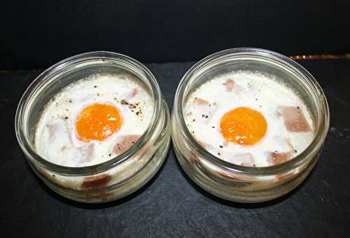 Oeufs cocottes à la mousse de canard