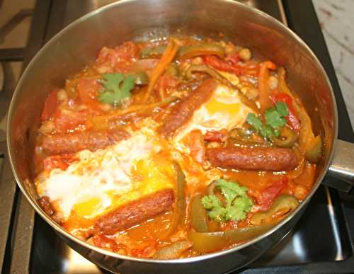 Ojja (tunisienne) aux merguez