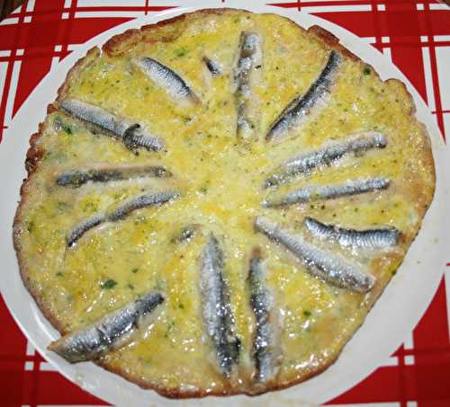 Omelette aux anchois