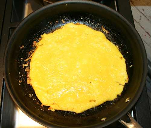 Omelette sauce 4 fromages