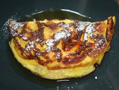 Omelette sucrée au Pommeau de Normandie