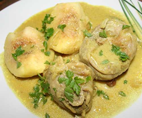 Osso bucco aux pommes et à la moutarde