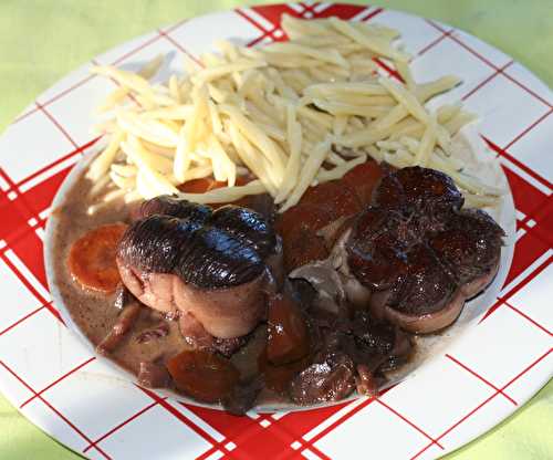 Paupiettes de dinde bourguignonnes