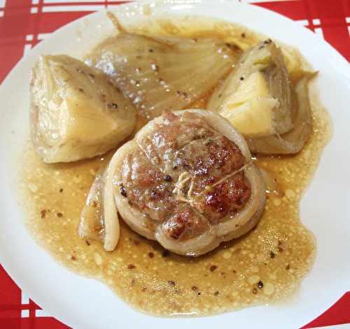 Paupiettes de veau, fenouil, Pastis, anis vert