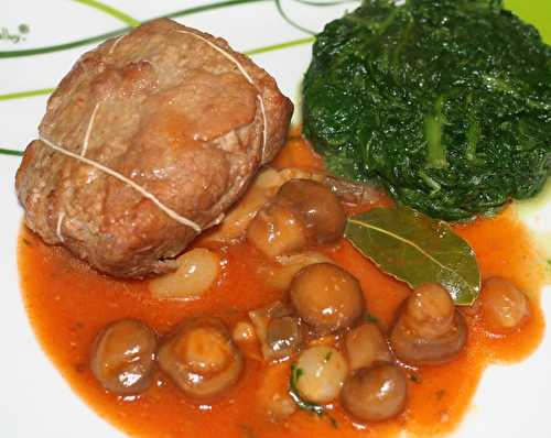 Paupiettes de veau Marengo