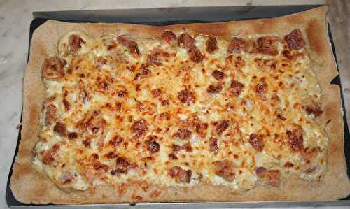 Pizza alsacienne (Flammekueche) - amafacon