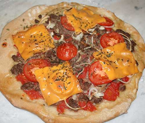 Pizza américaine (hamburger)