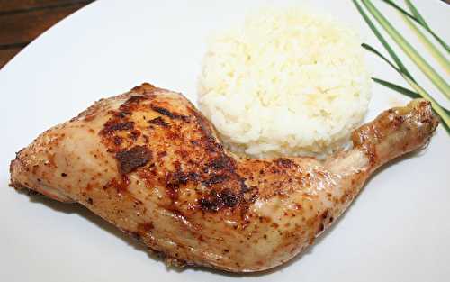 Poulet à la mauricienne grillé à la plancha