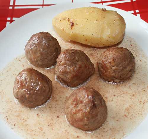 Ragoût de boulettes à la cannelle