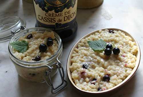 Riz au cassis (à la dijonnaise)