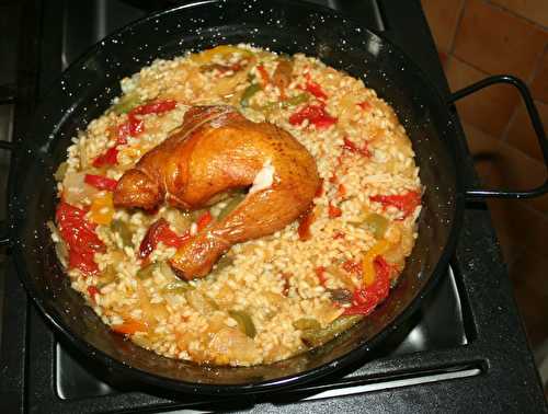 Riz au poulet fumé