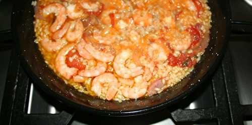 Riz aux crevettes (Arroz de gambas)